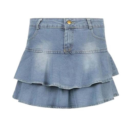 Jupe Shorts Jean Vintage pour un Look Estival Idéal en Terrasse