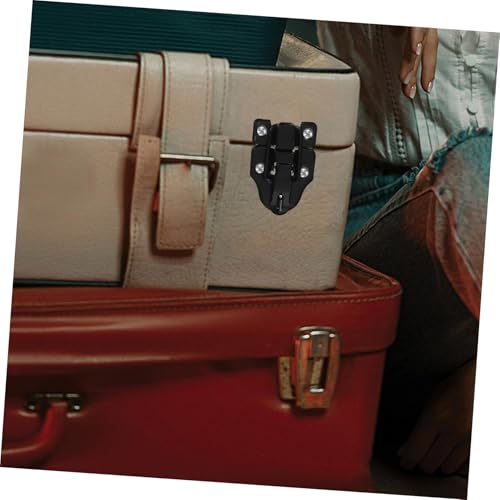 Image of DOITOOL 6pcs Antique Metal Toggle Latch with Padlock Hole for Toolboxes Wooden Boxes and Jewelry Cases Durable Iron Buckles with Retro Style