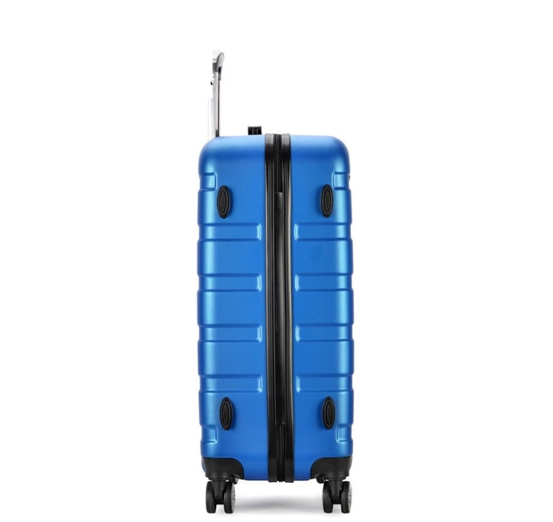 Zestaw walizek podróżnych, walizka ABS, 3-częściowy zestaw z zamkiem obrotowym, 50 cm, 61 cm, 71 cm, lekkie bagaże do bagażu podręcznego podróżnego, czarne/1745