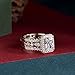 Newshe Jewellery Wedding Band Bridal Ring Enhancer Engagement Ring Set for Women 925 Sterling Silver Radiant Cubic Zirconia Size 7.5