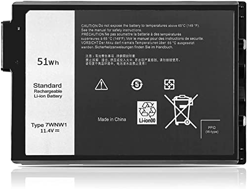 Batterie Dell Latitude 7424 Series 11,4V 4342mAh 7WNW1