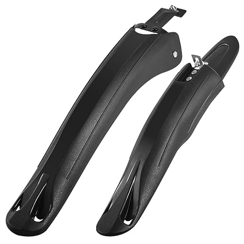 MUSISALY 1set Mountain Bike Mudguard Front and Rear Bike Mudguards for Wheels Lightweight Material Easy Installation Fit Rain Gear