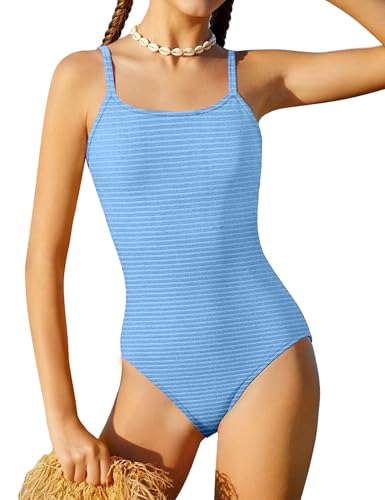Image of Girls Swimsuit Criss Cross One Piece Swimsuits Wrap Tie Back Sheer Mesh Bathing Suit with Gold Metal Swimwear 9-16Y