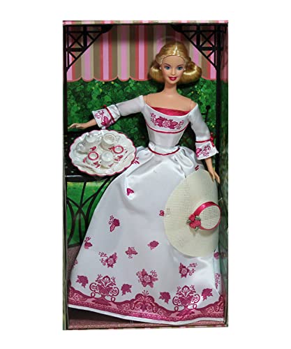 Muñeca Barbie Victorian Tea 12 pulgadas con accesorios miniatura 1