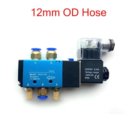 Électrovanne pneumatique 4V210-08 stable et rapide en 24V - 3