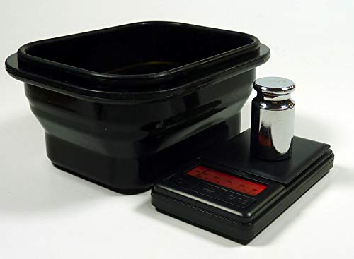 Pocket Digital Scale 200g x 0.01g With Collapsible Bowl and Calibration Weight For Kitchen Gold Gems Herbs Jewelry