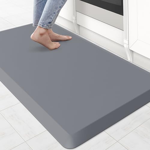 Image of 0.8 inch Thick Kitchen Mat Cushioned Anti Fatigue Rug Comfort Floor Mats