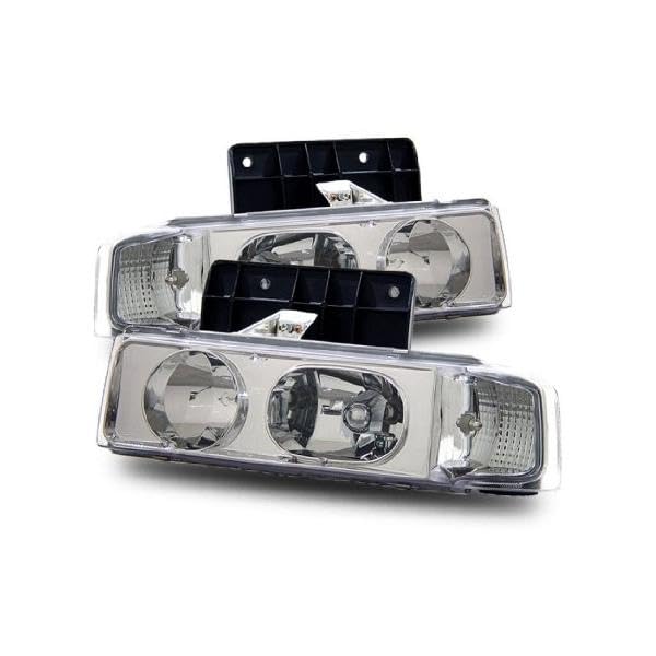 95-05 シボレーアストロ GMCサファリ クリスタルヘッドライト