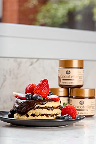 Cocodensado Cocotella Dark Chocolate Hazelnut Spread- Keto Friendly, Vegan, No Sugar, Best Low Carb Dessert, Perfect Topping For Pancakes, Naturally Sweetened With Xylitol (1 Jar, 180G) #TOP6