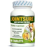 JOINTSURE Young & Active Joint Supplements for Dogs and Puppies Aids Joint Stiffness - High Level...