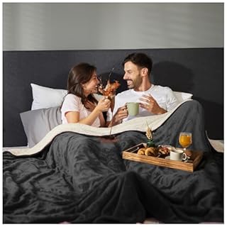 Sacred Weapon Waterproof Blanket – Fluffy Sherpa Fleece Throw for Bed, Sofa or Couch – Splash Waterproof Mattress Protector - Absorbent, Washable, Spill-Proof – 200x200cm Black