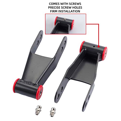 image for Dasbecan 2 Inch Suspension Rear Lowering Shackle Kit Compatible with C