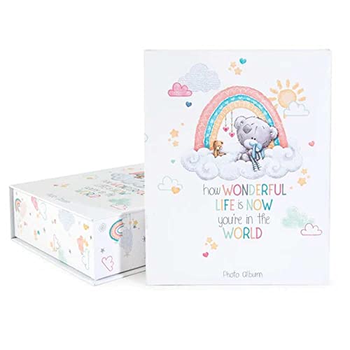 Me To You Tiny Tatty Teddy Boxed Rainbow Photo Album, Blue, grey, Medium