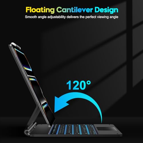 Omoton Magnetic Keyboard Case For Ipad Pro 13 Inch (M4) 2024 thumb #4