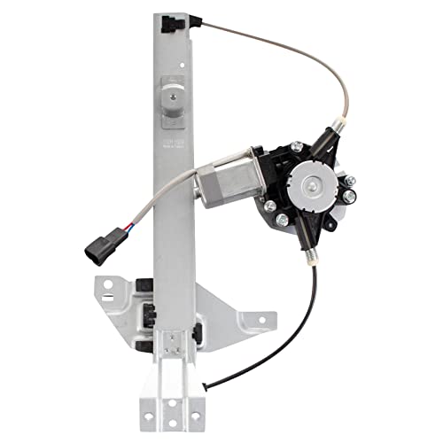 Image of TRQ Rear Left Power Window Regulator & Motor Assembly Drivers Side Compatible with 2006-2013 Chevrolet Impala 2014-2016 Impala Limited