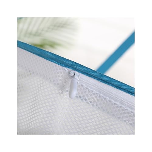 Étendoir à linge filet séchage rectangulaire pliant suspendu - 6