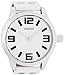 Produktbild Oozoo XXL Armbanduhr Basic Line mit Lederband 52 MM Weiß/Weiß C1000