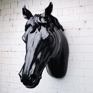 Pure Oils Horse Head Wall Mount Sculpture Home Decor Wall Hanging