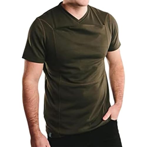 Kangaroo Shirt for Dad and Baby, Dad Shirt Baby Carrier, Men&Women Carrier Shirts V Neck Long Sleeves3