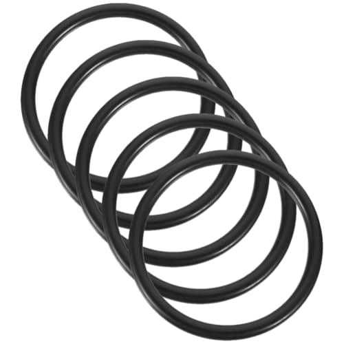 Cabilock 5個チベット仏教向け耐久性シンギングボウル用ゴムリング 軽量持ち運び簡単音響補助パッド様々な対応実用的