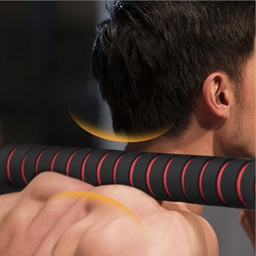 Kurzhantelset Arni, 2er Set Hantel 27mm, Kurzhantel & Langhantel mit Gewichten 10kg bis 40kg, extra Lange Verbindungsstange - Fitnessgerät aus Kunststoff für Zuhause – Bild 6