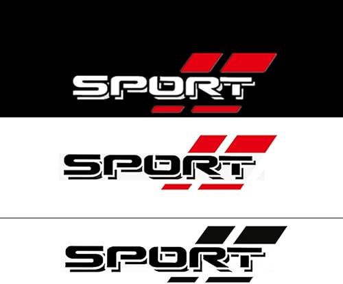 Miniatura 4 de AAUTOOKK Calcomanías deportivas de carreras de automóviles, calcomanías de desarrollo de carreras todoterreno para automóvil, calcomanía de vinilo