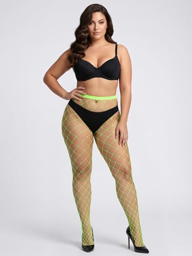 Image of URATOT 4 Pairs Plus Size Fishnet Cross Mesh Tights Sexy Fishnets Pantyhose Stockings Thigh High Stockings