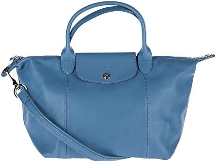 LongChamp Women's Le Pliage Cuir Leather Top Handle Leather Tote Handbag