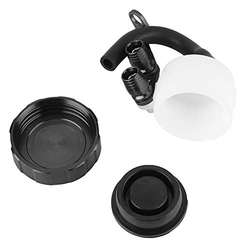 Yctze Réservoir de liquide d'embrayage de moto, cylindres d'huile de moto CNC universels Réservoir de frein avant réservoir de liquide d'embrayage(noir) - Image 6