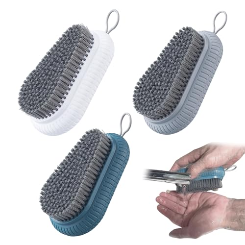 Brosse de Nettoyage des Ongles pour Ongles,Suuwwn 3 Pcs brosses à Ongles pour Le Nettoyage des Ongles des Doigts Brosse à récurer Les Ongles avec Poils rigides