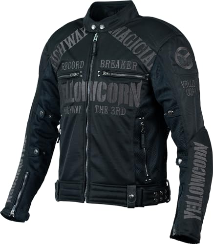 YB4105 ブラック/ゴールド 3Lサイズ メッシュジャケット イエローコーン YB-4105 MESH JACKET 【BLACK/IVORY】 - YELLOW CORN Official