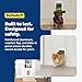 PetSafe Plastic Pet Door - Easy Install for Wood, PVC Metal & Paneled Doors - Rust-Free Plastic Frame - Flap Dimensions 5 1/4