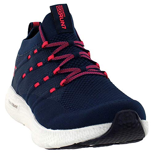 Skechers Women's GOrun Hyper 7 Shoe (9.5) Navy/Pink