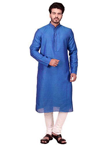 Image of Manyavar Men's Regular Fit Kurta & Churidar Set (SDES306)