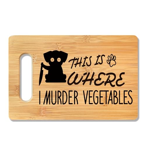 Funny-Cutting-Board-This-Is-Where-I-Murder-Vegetable-Bamboo-Cutting-Board-Vegetable-Murder-Cutting-Board-Kitchen-Decor-Dog-Gifts-for-Dog-Lovers-Mothers-Day-Christmas-Gifts-for-Women Funny Cutting Board This Is Where I Murder Vegetable Bamboo Cutting Board Vegetable Murder Cutting Board Kitchen Decor Dog Gifts for Dog Lovers Mothers Day Christmas Gifts for Women