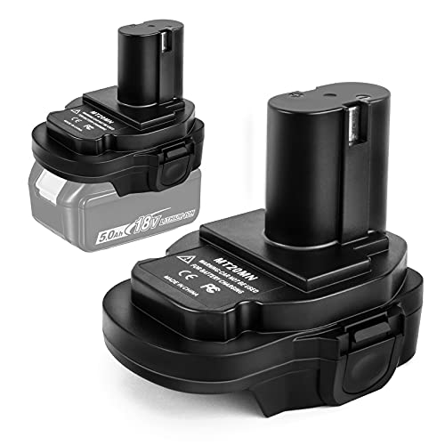 Convertidor adaptador de batería Ecarke para herramientas eléctricas inalámbricas Makita 18V Ni compatibles con batería de litio Makita 18V BL1820 BL1830 BL1840 BL1850 BL1860 Cover