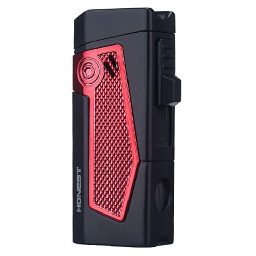 Encendedor Quad Jet Flame Recargable Butano Negro miniatura 1