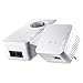 Produktbild DEVOLO dlan 1000 Duo + 550 WiFi - Easy Home WLAN Starter Kit, integrierte Front-Steckdose, WiFi Move Technologie, kompaktes Design