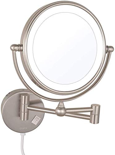 Miroir salle de bain LED extensible 5X pour illuminer votre routine soin du visage - 3