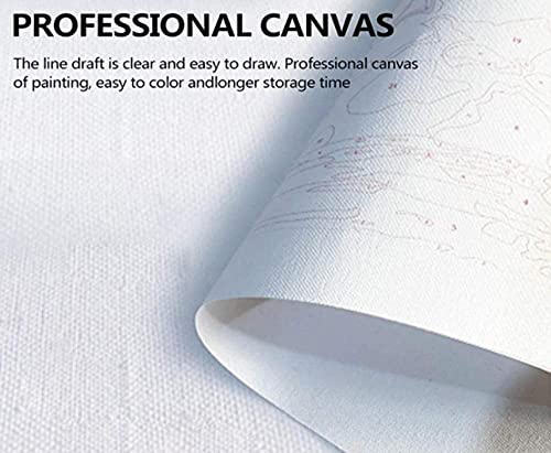 Dipingere con i Numeri Kit Panda rosso sull'albero...