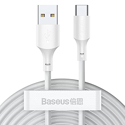 Baseus Simple Wisdom Data Cable Kit USB to Type-C 5A Fast Charge Data Sync & Charging Cable (2PCS/Set 1.5m) White (B09MZGN13W) Amazon Price History, Amazon Price Tracker