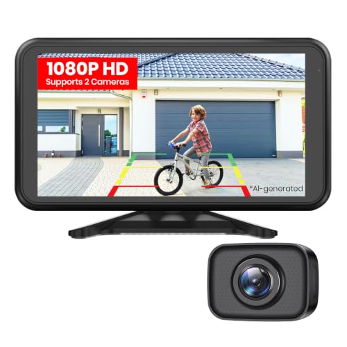 AUTO-VOX Wireless Reversing Camera Kit 5-inch HD 1080p Monitor