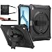 Produktbild ZtotopCases für iPad Air 11 Zoll Hülle 2024(M2), iPad Air 6. Generation Hülle, Stoßfeste iPad Air 5./4. Generation Hülle 10,9 Zoll mit 360° Drehbarem Ständer, Hand-/Schultergurt, Schwarz