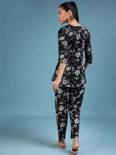 Image of Bee M Pee Designer Women Cotton Kurta Pant Cord Set for Women