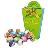 INGREDIENTI PREGIATI: Realizzati con cioccolato di alta qualità, dal fondente 70% al latte con ripieno al pistacchio