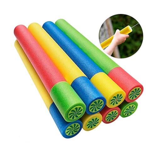 Pistola Lança Água Em Formato de Macarrão de Piscina Arminha Infantil 40 cm Brincadeira Ao Ar Livre