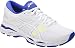 ASICS Womens Gel-Kayano 24 Running Shoe, White/Blue Purple/Safety Yellow, 8 Medium US