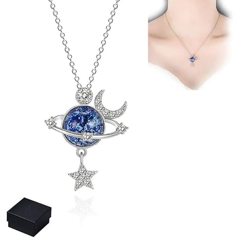 Jackruler Daughter And Granddaughter - Special Stars - 925 Silver Necklace To My Daughter Moon And Stars Planet Necklace You Are The Most Special Star In The Universe #TOP3