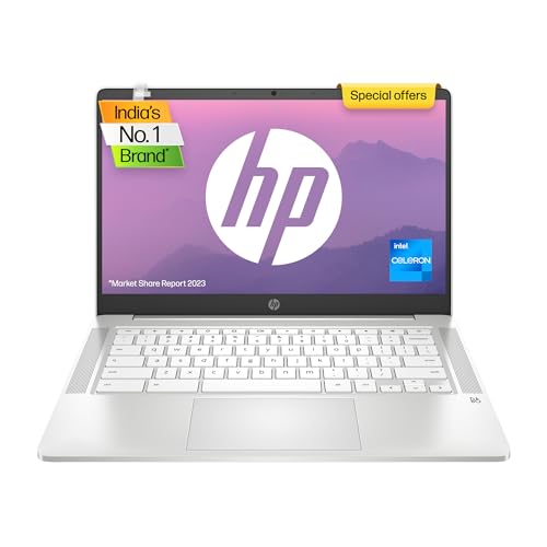 HP Chromebook X360,Intel Celeron N4120,14-Inch (35.6 Cm),Hd,4Gb Lpddr4,64Gb Emmc,Intel Uhd Graphics,Thin&Light,Dual Speakers,Brightview Display (Chrome 64,White,1.49 Kg),Ca0505Tu,Chrome OS
