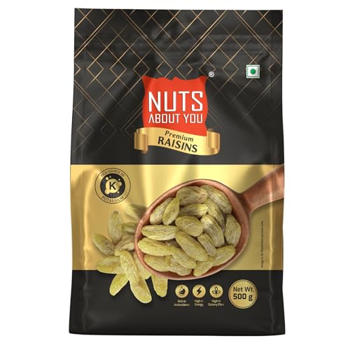 Nuts About You RAISIN, 500 g | 100% Natural | Premium| Kishmish | Saugi